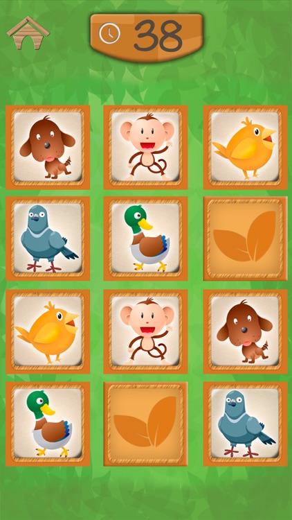 Animal pairs games - brain training screenshot-3