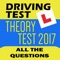 ALL THE DVSA CAR THEORY TEST QUESTIONS 2017