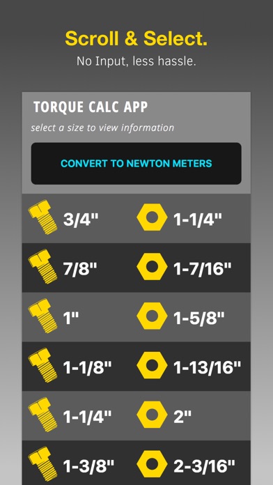 Torque Calc iPhone App
