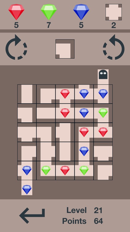 Gem Stealer - a maze/puzzle game with diamonds screenshot-3