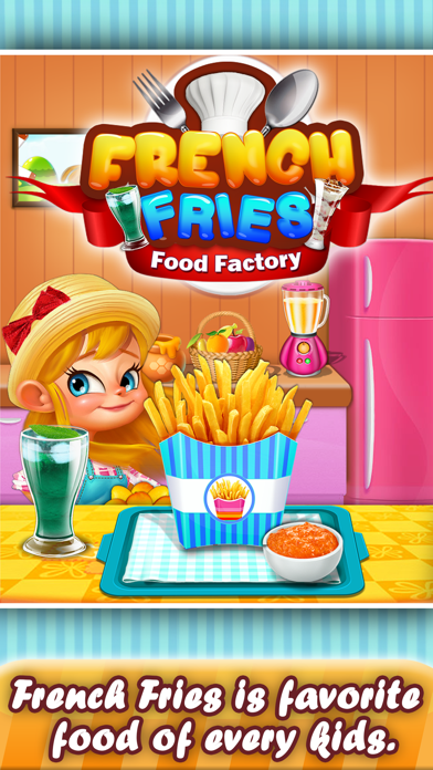 How to cancel & delete French Fries Food Factory-Cook & Eat Crispy Fries from iphone & ipad 1