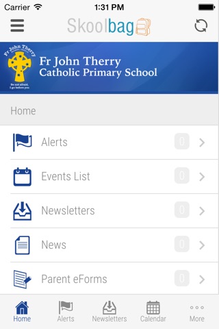 Fr John Therry School Balmain - Skoolbag screenshot 2
