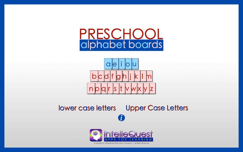 Preschool Alphabet Boards thumbnail 1