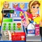 Dollar Store Cash Register Sim - Kids Supermarket Grocery Cashier Games FREE