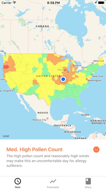My Pollen Forecast Pro - Hayfever & Allergy Map