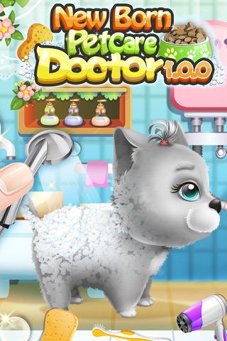 Newborn Pet Care Doctor Game screenshot 4