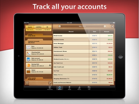 Money for iPad Screenshots
