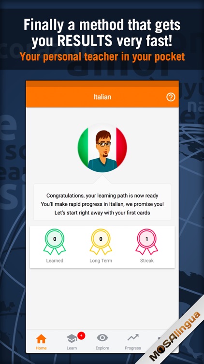 Learn Italian - MosaLingua screenshot-0