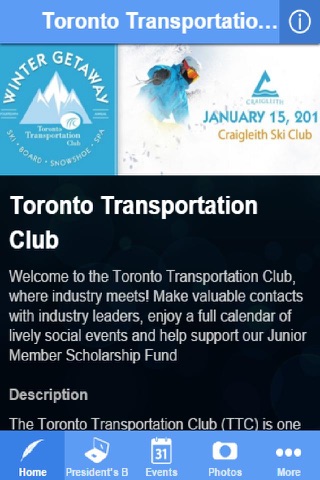Toronto Transportation Club screenshot 2