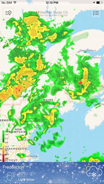 Weather Radar Canada - Rain screenshot-0