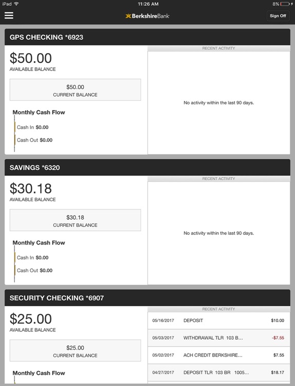 Berkshire Bank Mobile for iPad screenshot-3