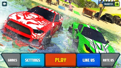 How to cancel & delete Floating Water Car Driving - Beach Surfing Racing from iphone & ipad 1