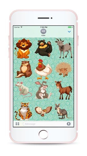 Fun Cute Animal Stickers(圖2)-速報App