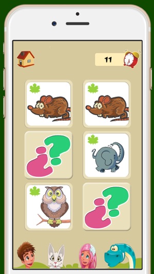 Animals memo games - Find the Pairs game for Kids(圖2)-速報App