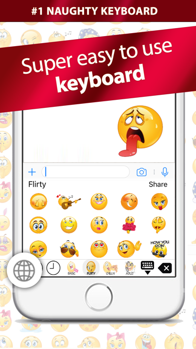 How to cancel & delete Flirty Dirty Emoji - Adult Emoticons for Couples from iphone & ipad 2