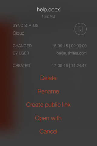 RushFiles screenshot 4