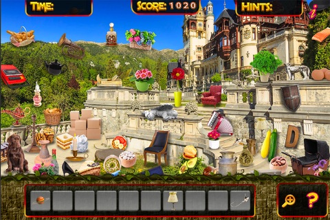 Hidden Objects Castle Gardens Quest Object Time screenshot 2