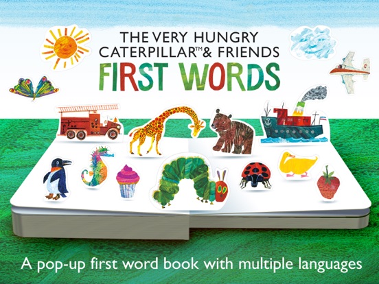 The Very Hungry Caterpillar– First Words iPad app afbeelding 1