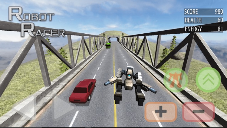 Robot Racer : Endless Mecha Fighting on Highway screenshot-4