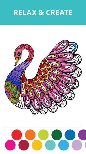 Animal Coloring Book for Adults - Color Therapy(圖2)-速報App