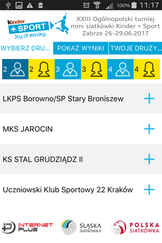 Wyniki Finału Minisiatkówki screenshot 2