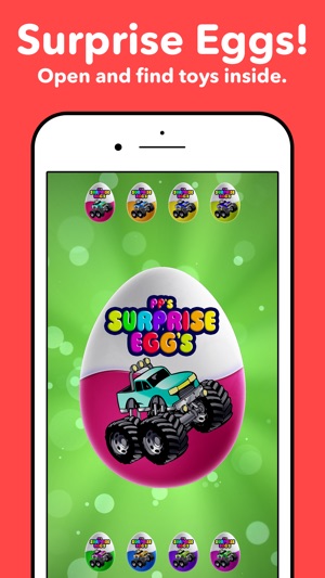 Monster Trucks Surprise Eggs For Kids(圖1)-速報App