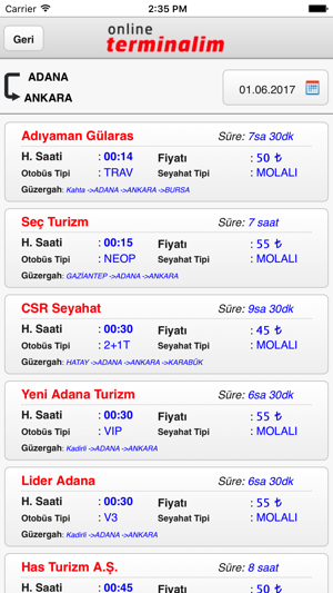 Terminalim - Otobüs Uçak Bileti Al(圖3)-速報App