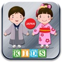 ABCD kids ingles vocabulary dress up learning icon