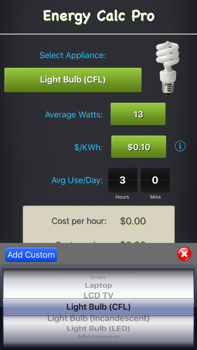 Energy Calc Pro - App... screenshot1