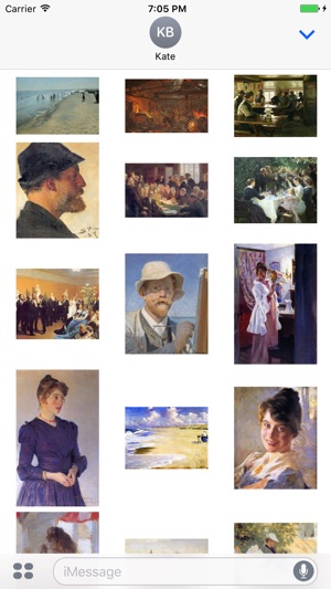 Peder Severin Kroyer Artworks Stickers(圖2)-速報App