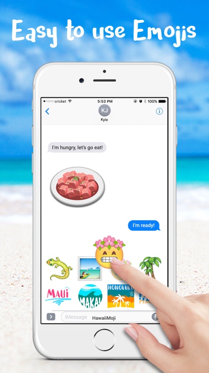 HawaiianMoji - Hawaii Food & Drink Emoji Stickers