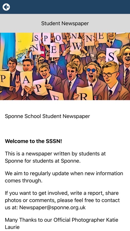 Sponne School Newspaper