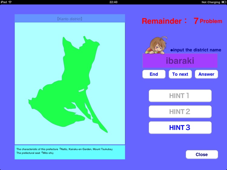 Metropolis and districts quiz