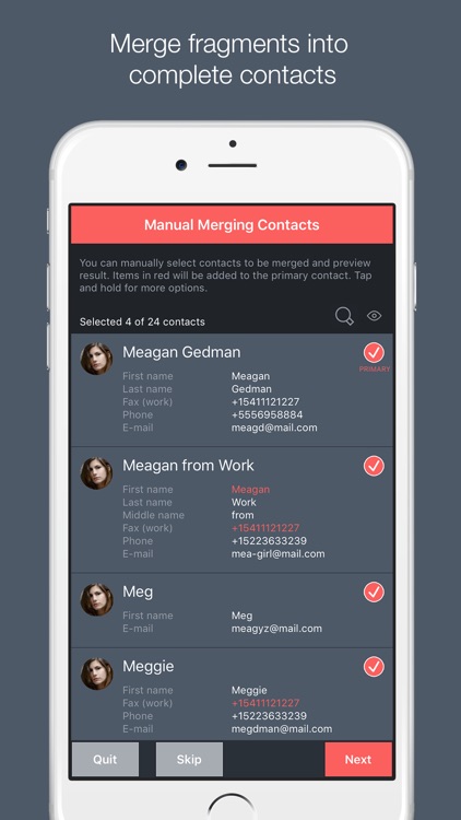 Contacts Optimizer Pro screenshot-4