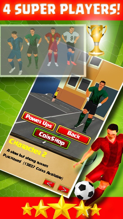 Football Star Pro Runner Shoot 3D screenshot-3