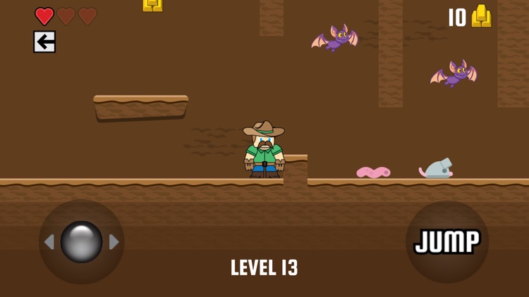 Cowboy Gold Round-Up Platformer Game screenshot-4