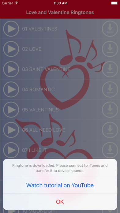 Love & Valentine Ringtones - Best Romantic Sounds screenshot 4
