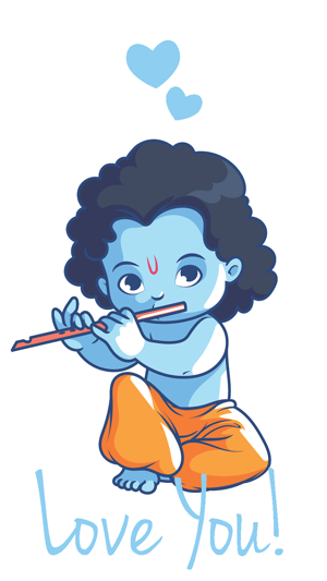 Krishna Stickers