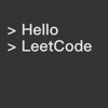 Hello Leetcode
