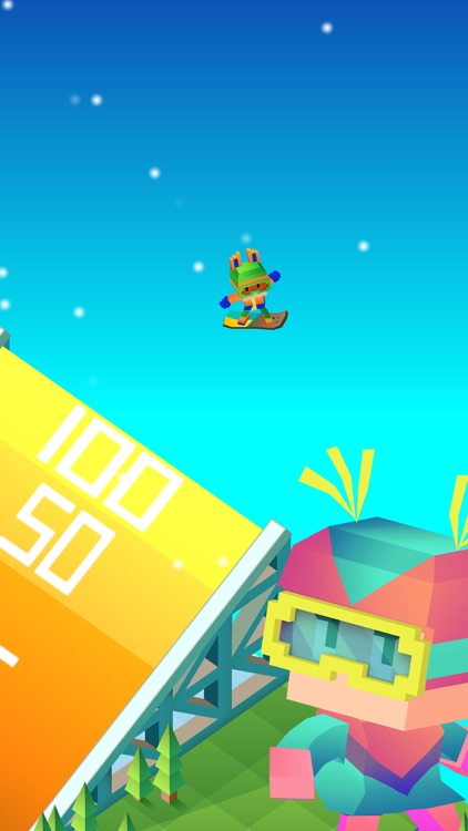 Blocky Snowboarding - Endless Arcade Runner