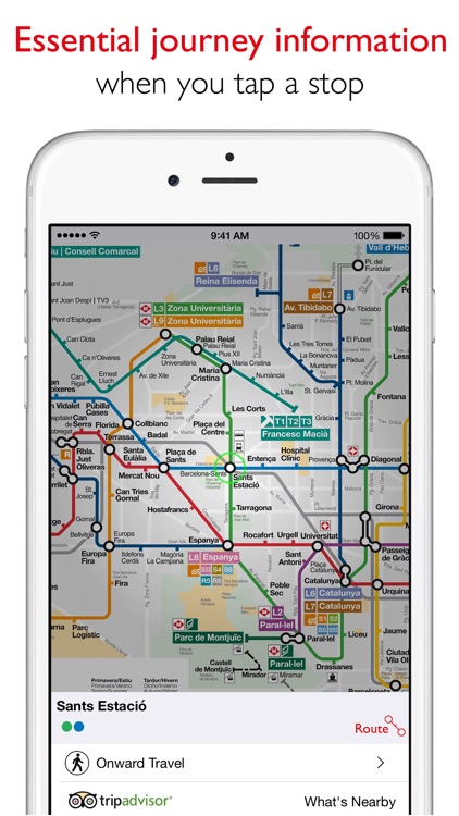 Barcelona Metro - TMB map and route planner