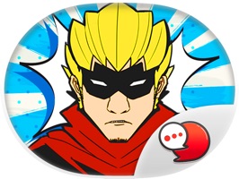 Heroes Pop Art Stickers for iMessage