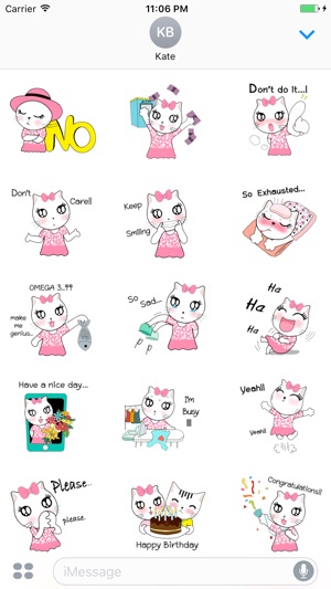 Stella The Sweet Cat English Stickers(圖2)-速報App