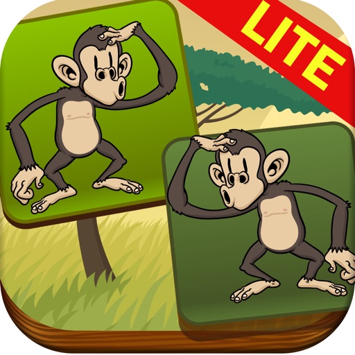 Memory & Matches in Wild Animals Kids Games