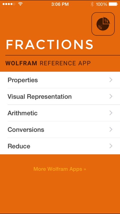 Wolfram Fractions Reference App