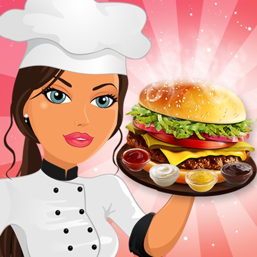 Cooking Games Burger HOT Fast Food Restaurant Chef Icon