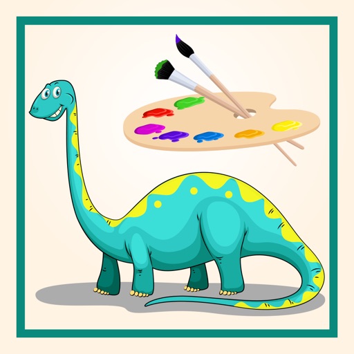 Paint & Draw Dinosaur Coloring Book icon