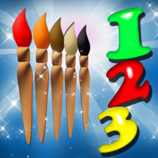 Draw With Colorful Numbers icon