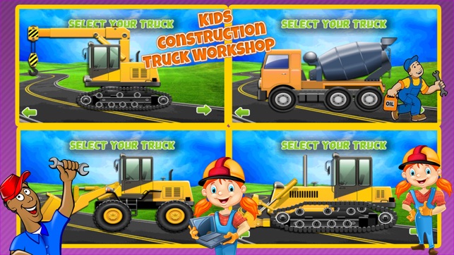 Construction Truck Workshop - kids Education Game(圖2)-速報App