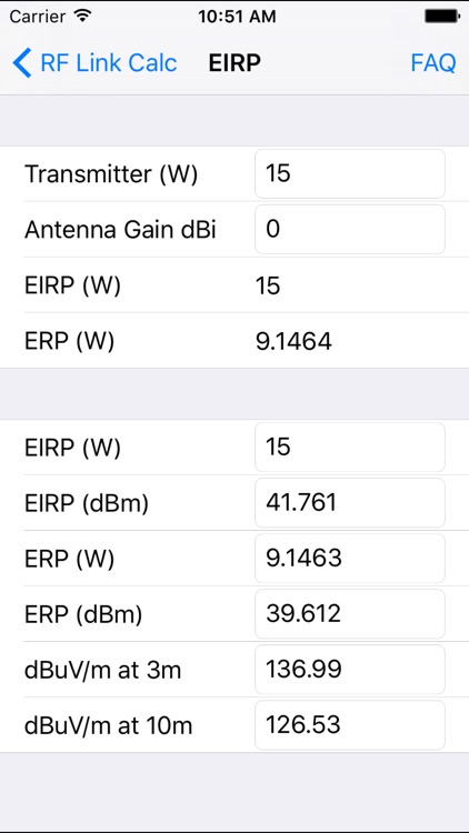RF Link Calc